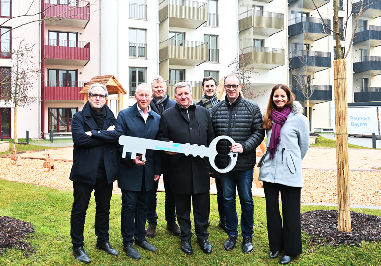 Einweihung des geförderten Wohnungsbaus Fürth, Meckstraße
